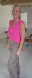 ANNABEL tailored pants mêlee taupe