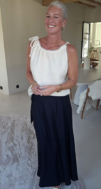 SAMIE maxi wrap skirt black
