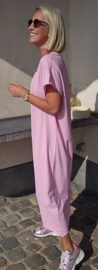 MADLINE T-shirt dress washed pink