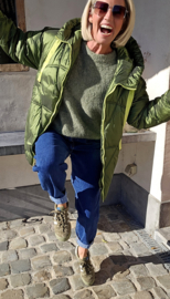 TISHA fancy coat olive