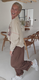 CIAO LEO sweatshirt beige