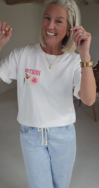 DIRTY MARTINI cotton T-shirt white
