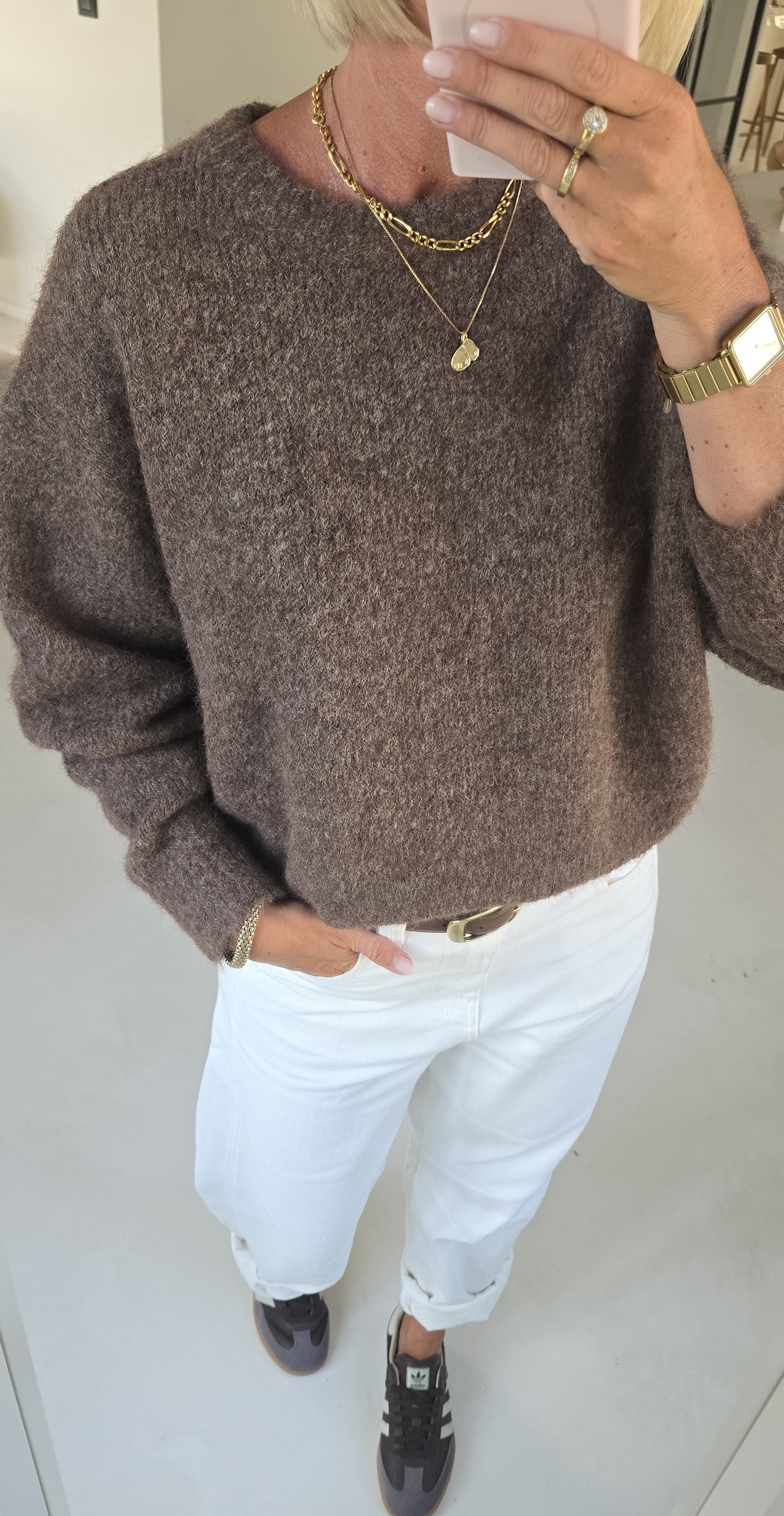 BEZIERS soft knit hazelnut