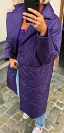 ANDA maxi jacket violet