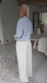 GOLDEN HEARTS shirt striped blue