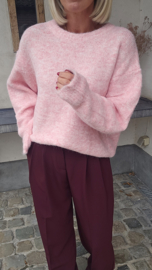 BEZIERS soft knit mêlee pink