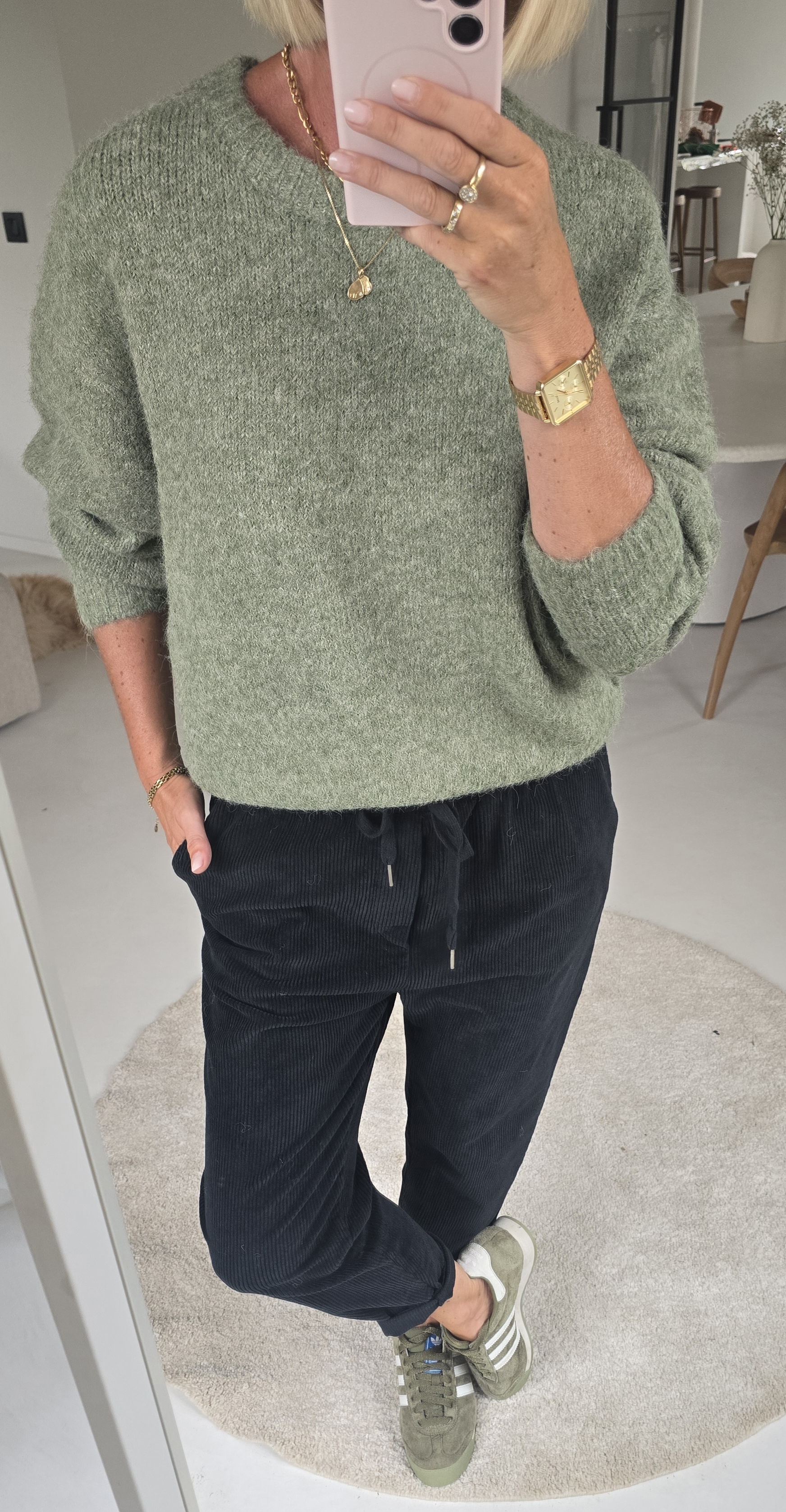 BEZIERS soft knit olive
