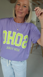 SOHO cotton T-shirt lilac