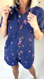 JONI jeans playsuit navy