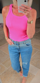 BASIC cotton top fuschia