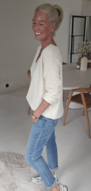 ANITI oversized v-neck knit ecru