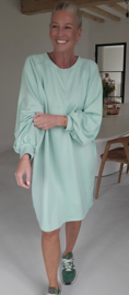 ARIEL sweatshirt dress mint