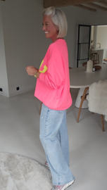 CIAO sweatshirt neon coral