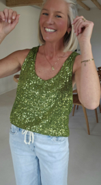 GLAM top olive
