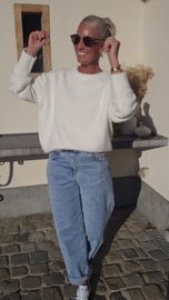 BEZIERS soft knit off-white