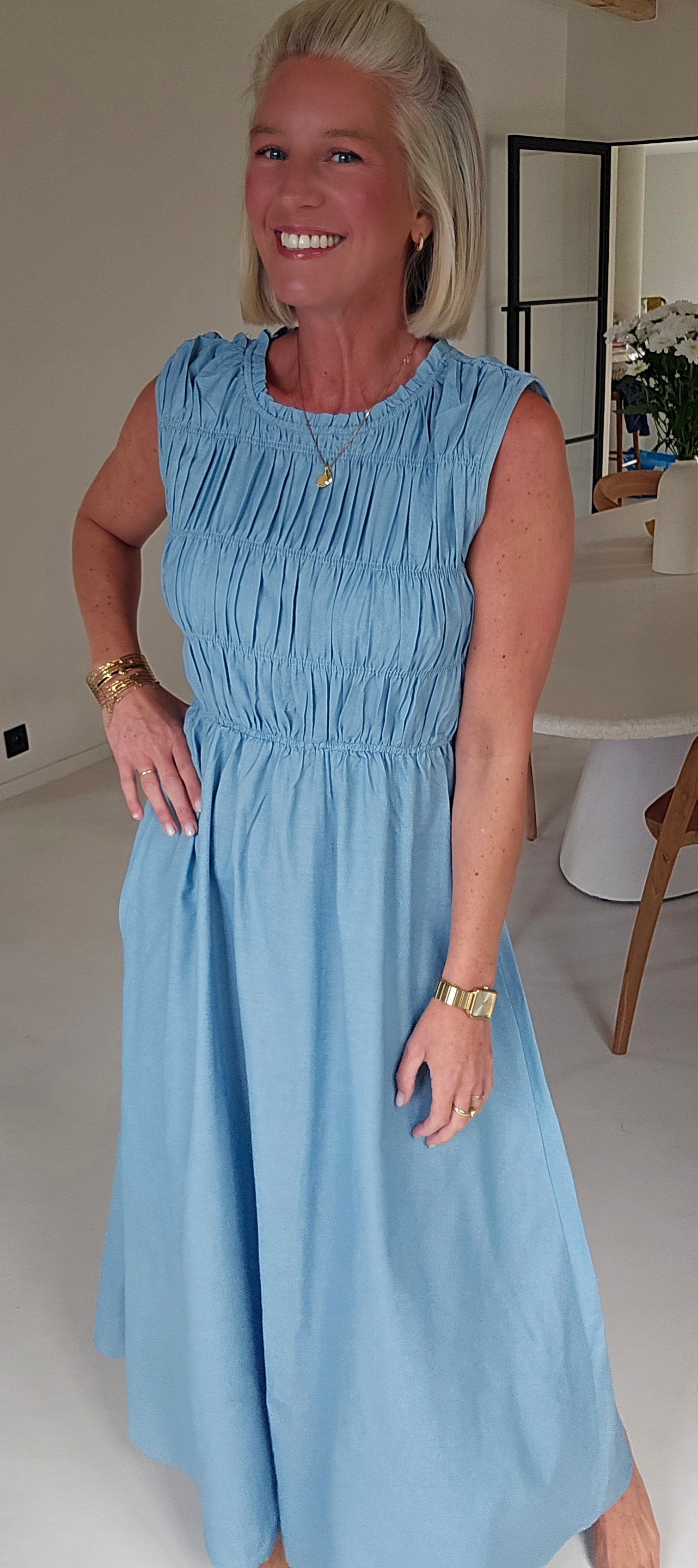 MARINI maxi jeans dress