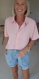 MIA short-sleeved shirt salmon pink