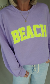 BEACH sweatshirt lilac