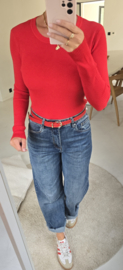 MILIA basic knit red