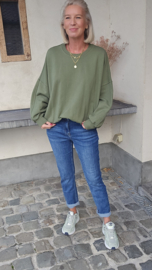 POCKET sweatshirt khaki