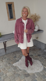 THE PERFECT JEANS jacket burgundy