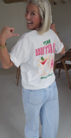 DIRTY MARTINI cotton T-shirt white