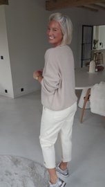 EMILIE cotton pants ecru