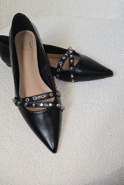 SAM pointy ballerina black