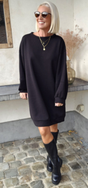 DJOELI sweatshirt fleece dress black