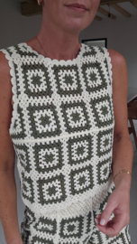 IVA crochet set khaki