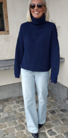 CHARI turleneck knit navy