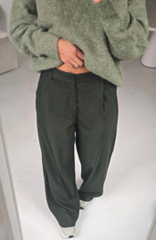 COLETTE suit pants dark khaki