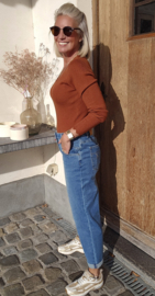 MAARTJE boyfriend jeans midi blue