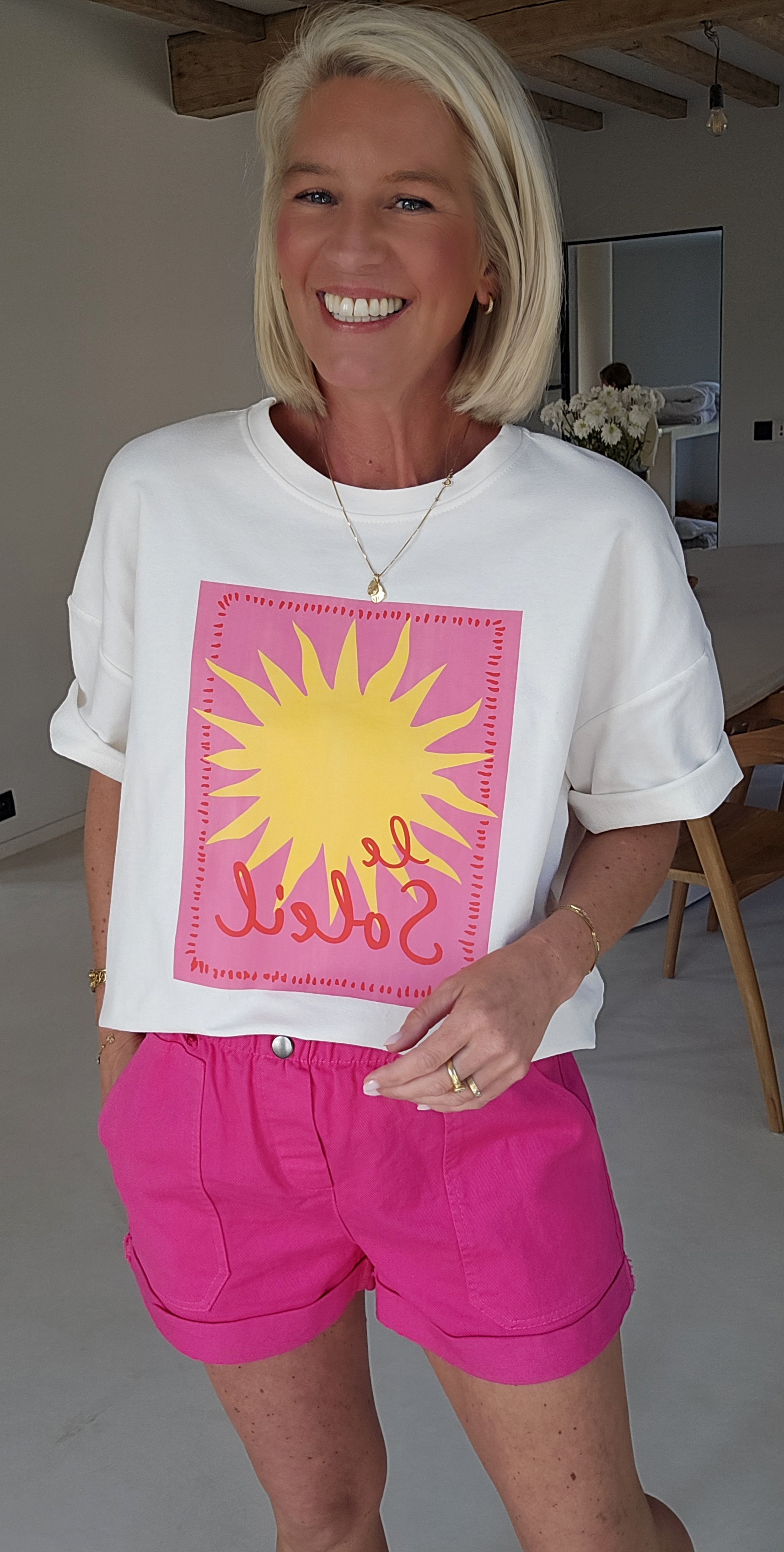 LE SOLEIL cotton T-shirt