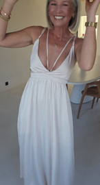 MILOU maxi viscose party dress campagne