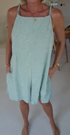 JOLIA sleeveless terry playsuit soft mint