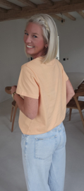 COFFEE LOVER T-shirt soft peach