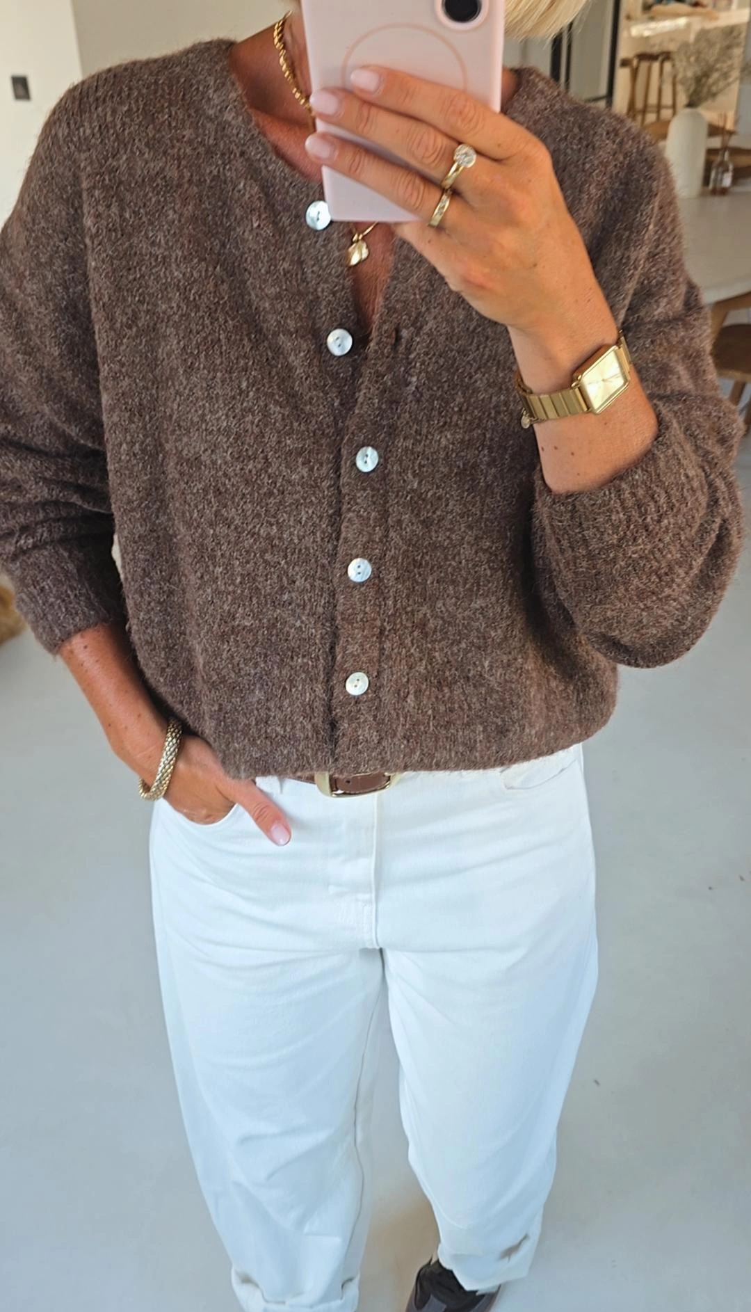 LIESJE cardigan hazelnut