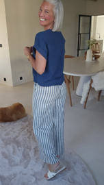 SOFIANI cotton pants navy