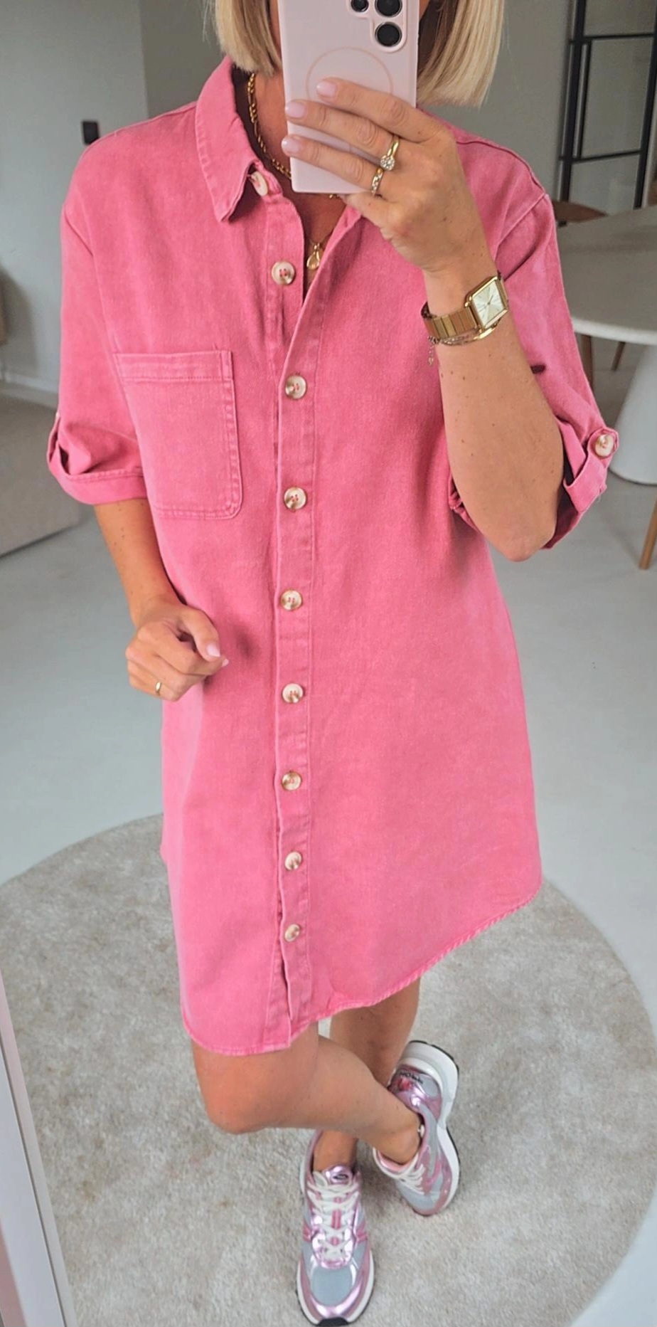 THE PERFECT JEANS 3 dress old pink