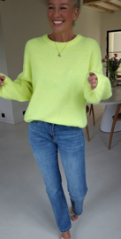 CHARLIZE supersoft knit neon yellow