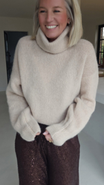 CHARLINE turleneck knit beige