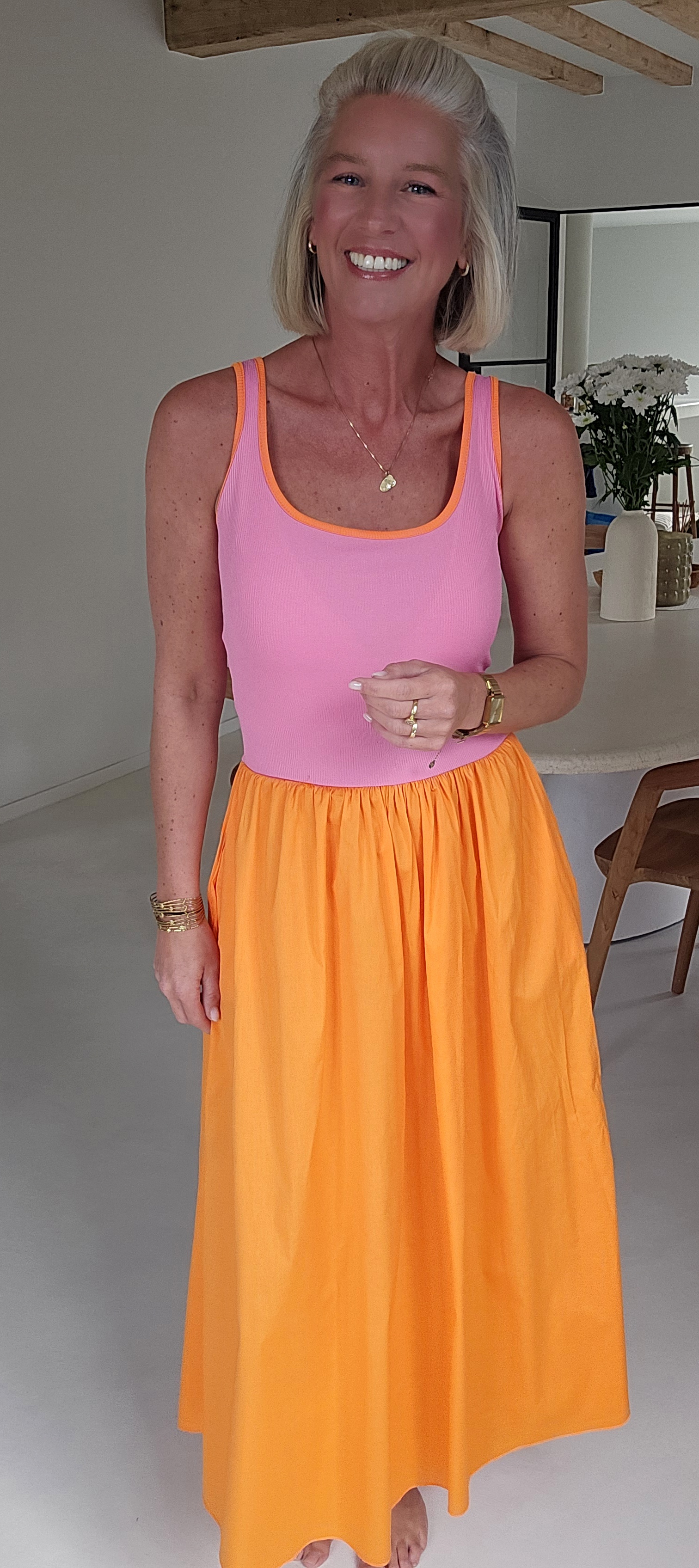 LOVI maxi dress pink