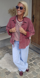 THE PERFECT JEANS jacket burgundy