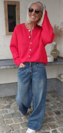 LIESJE 2 cardigan red