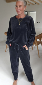 VERO soft velvet jogger set anthracite