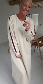 TILLY maxi sweatshirt dress beige