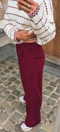 MARLY suit pants burgundy