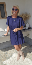 CHALIZE viscose dress navy