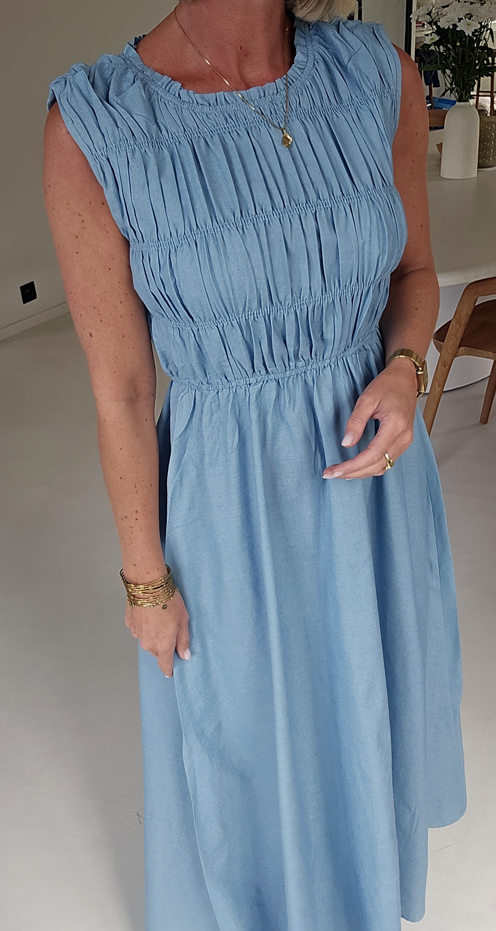 MARINI maxi jeans dress